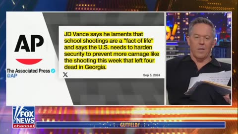 Gutfeld Suggests DOJ ‘Investigate’ AP For ‘Misinformation’ Over JD Vance ‘Fact of Life’ Post