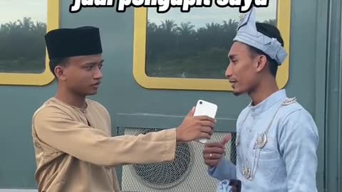 terjumpa pengantin lepas balik sembahyang Jumaat