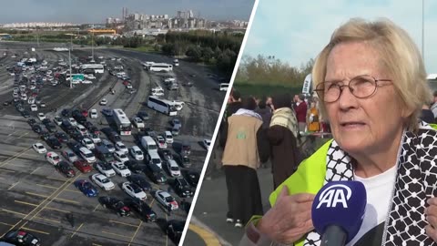 Istanbul - 'Freedom Convoy for Palestine