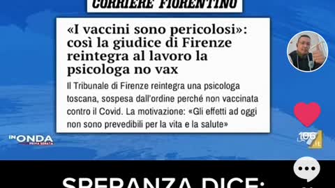 Speranza vs tribunale di Firenze...