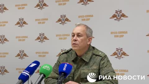 Basurin talks about the shelling of the territory of the DPR