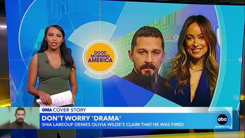 Actor Shia LaBeouf denies being fired from set of 'Don't Worry Darling' GMA