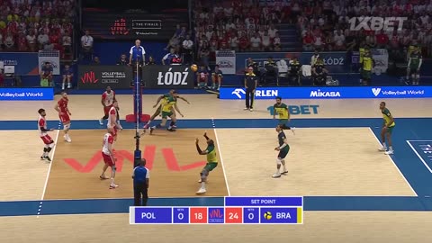 🇵🇱 POL vs. 🇧🇷 BRA - Quarter Finals / Highlights / Men’s VNL 2024/Volleyball!