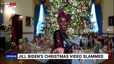 Jill Biden’s White House Christmas video is ‘absolutely off the walls bonkers’