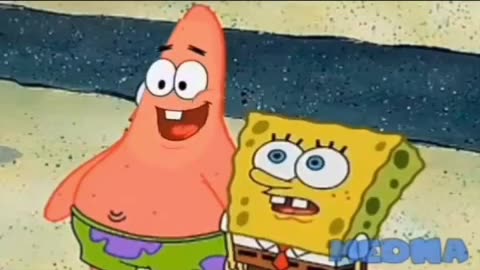 patrick star and spongebob playing