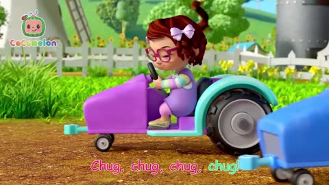 Muddy Chug Chug Tractor Song! | CoComelon Nursery Rhymes & Kids Songs