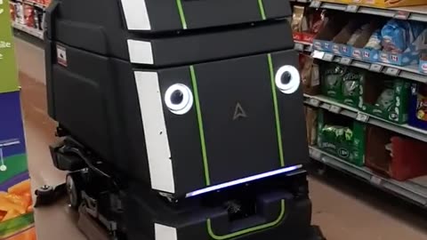 Guy from Facebook goes to Walmart to check for 5G signals coming from a cleaning robot