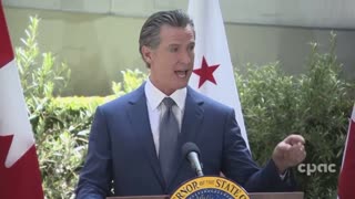 Newsom Praises Gun-Grabbing Tyrant Trudeau