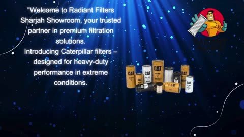 Caterpillar filter suppliers in Sharjah Showroom