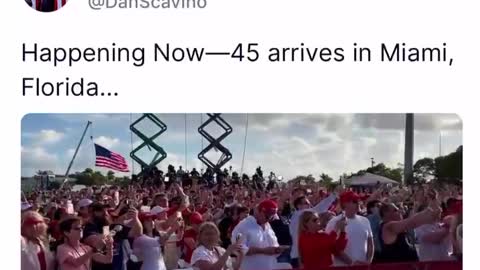 Scavino Post - Florida Rally