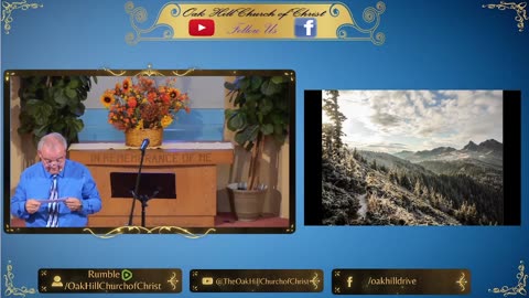 Oak Hill Church of Christ 7-16-23 Worship Stream Live!