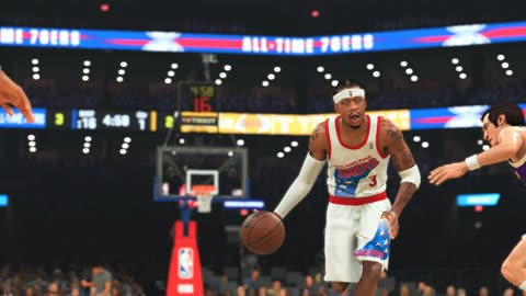 NBA 2K 2023 | Allen Iverson vs All time Los Angeles Lakers