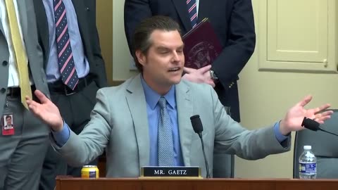 'Get Over Yourself': Matt Gaetz Zings Apparent Heckler Interrupting Hearing