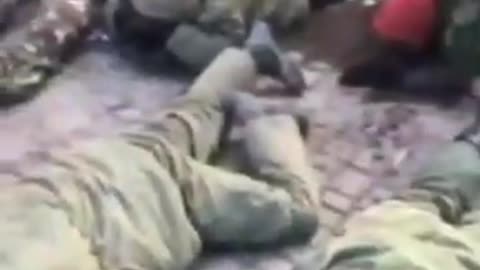 Ukrainian National Guard Shooting Russian P O W 's. Shocking Abuse 2/2