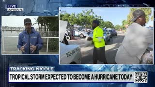 Tropical Storm Nicole strengthens, zeroes in on Florida