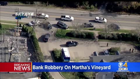 Martha's Vineyard bank robbed, police searching for armed suspects