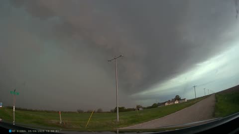 Storm Chase 5-9-2023 Highlight Reel Tornado Warned Storm Clay County