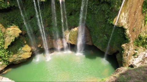 Natural waterfall