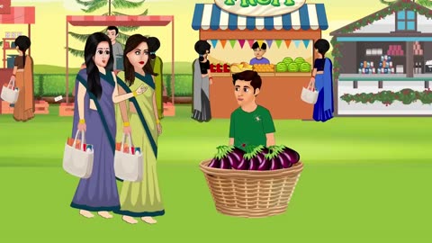 Kids Hindi Story.... Magical Brinjal Tree 🌴..