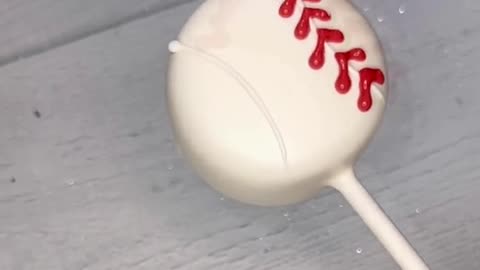 baseball cake pops ⚾️