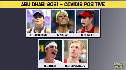 Nadal, Raducanu, Jabeur POSITIVE for Covid-19 after Abu Dhabi 2021 Tennis News