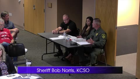 Sheriff Bob Norris - Comment - Kootenai County Commissioner Budget Hearing - 8/ 28/24