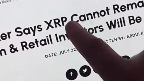 Top Banker Says #XRP Will Be Too Expensive 4 Retail #ripple #crypto #banks #shorts #cryptocurrency