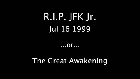 TRIBUTE to the DEATH of JFKjr with Todd Burgun, RFKjr and JOE M - 07 16 2023