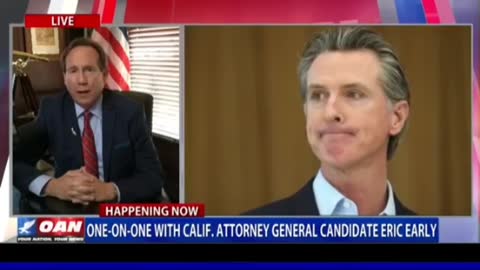 Gavin Newsom loses party affiliation on recall ballot.