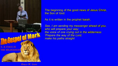 3. The Gospel of Mark: A Voice in the Wilderness (Mark 1:2-8)