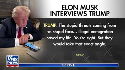 'The Five' reacts to Elon Musk's historic interview with Donald Trump