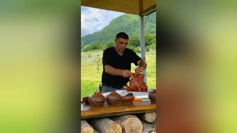 The Best Tender Ribs Recipe from the Mountain Hermits! ASMR Cooking in Nature