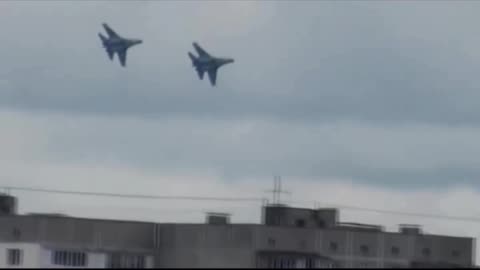 Ukrainian Su-27 Over Vinnytsia