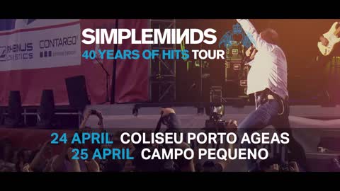 Simple Minds ao vivo em Portugal