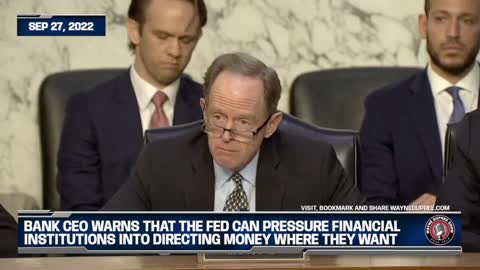 Bank CEO Warns That The Fed Can Pressure Financial Institutions Into Directing Money Where They Want