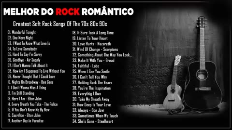 BEST OF ROMANTIC ROCK | SOFT ROCK SONGS 70S 80S 90S (Phil Colins, Air Supply, Bee Gees)