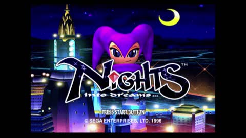 NiGHTS into Dreams (Sega Saturn): Opening & Title Screen Presentation