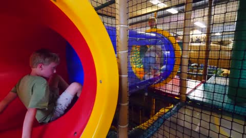 Indoor Playground Fun for Kids at Busfabriken Soft Play Center