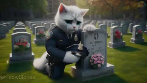 Police Cat Takes His Mother's Revenge😿 #cat #cutecat #aicat