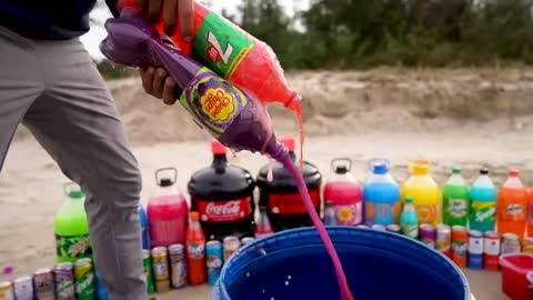 Big Monster, Chupa Chups, Mtn Dew, Fanta, Mirinda and Mentos soda mix Underground-16