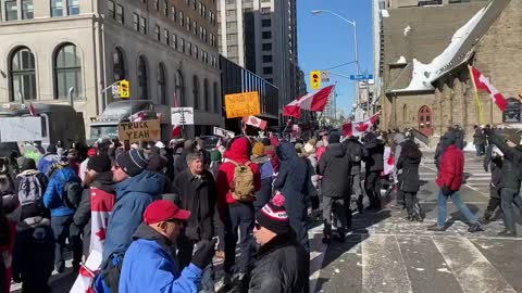 CTV is reporting the Freedom Convoy protest is growing in size in Toronto