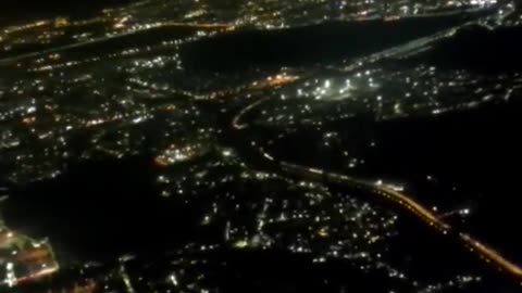 night view in flight -flight status