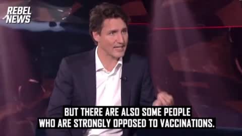 I did not, call unvaccinated people, names" - Justin Trudeau