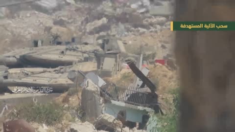 Palestinian resistance forces release footage of targeting Israeli military forces