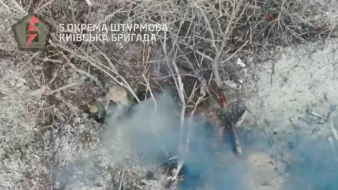 🔥 Drone drops near Bakhmut (epic SFX!)