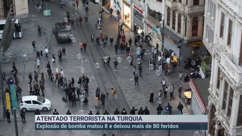 Polícia prende suspeita de ataque a bomba na Turquia