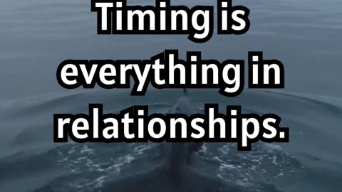 Relationship Timing