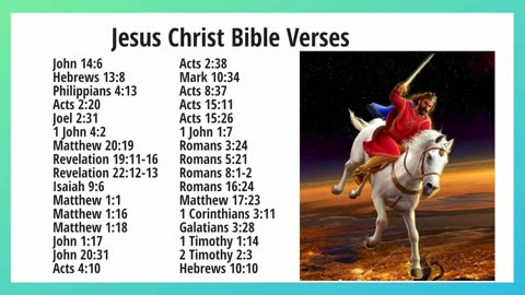 Jesus Christ Bible Verses