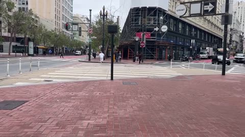 A Surreal Journey Down San Francisco's Deserted Market Street