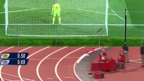 Pogba vs usain bolt😂 #football #foryoupage ##Soccer